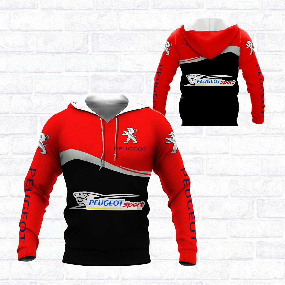 3D All Over Printed Peugeot Sport  Shirts Ver1 (Red)