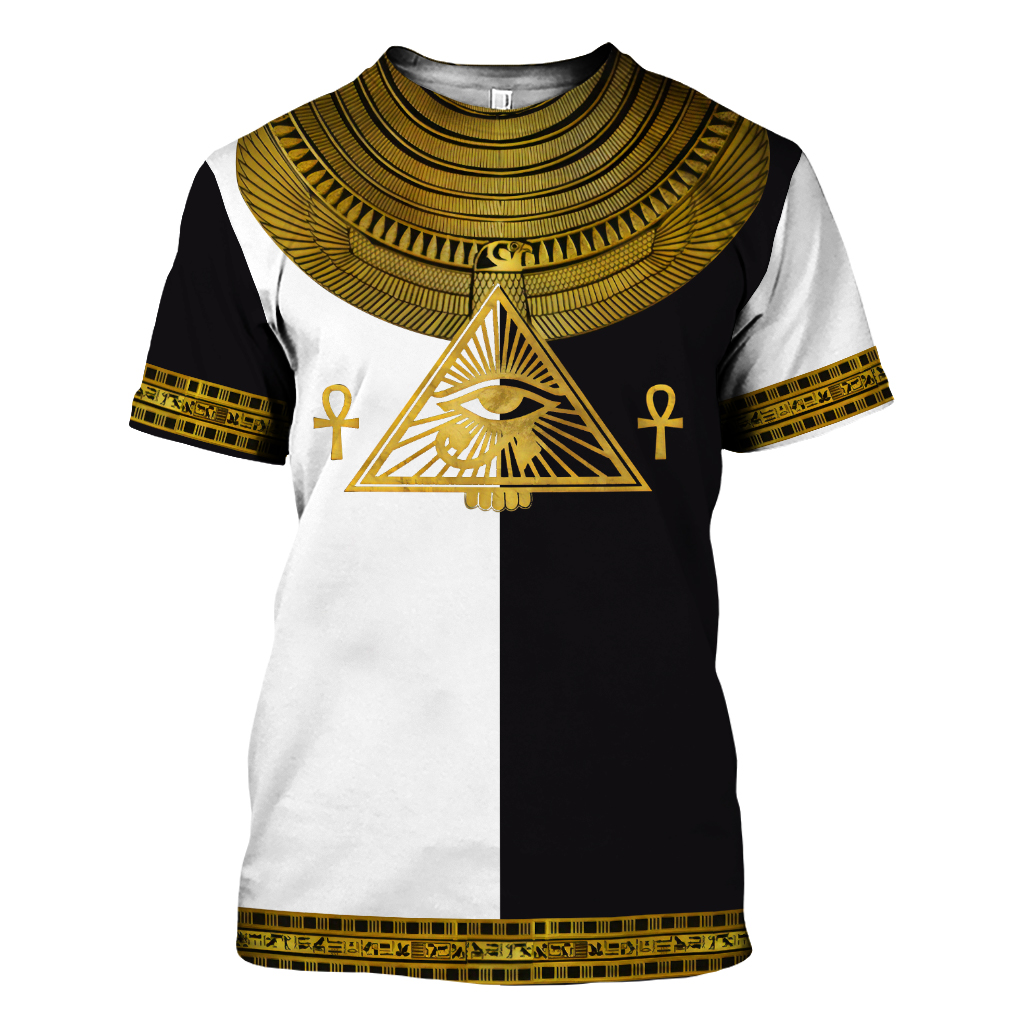 3D Printed Horus Egyptian God Black And White Clothes TA0175 - Mirvac ...