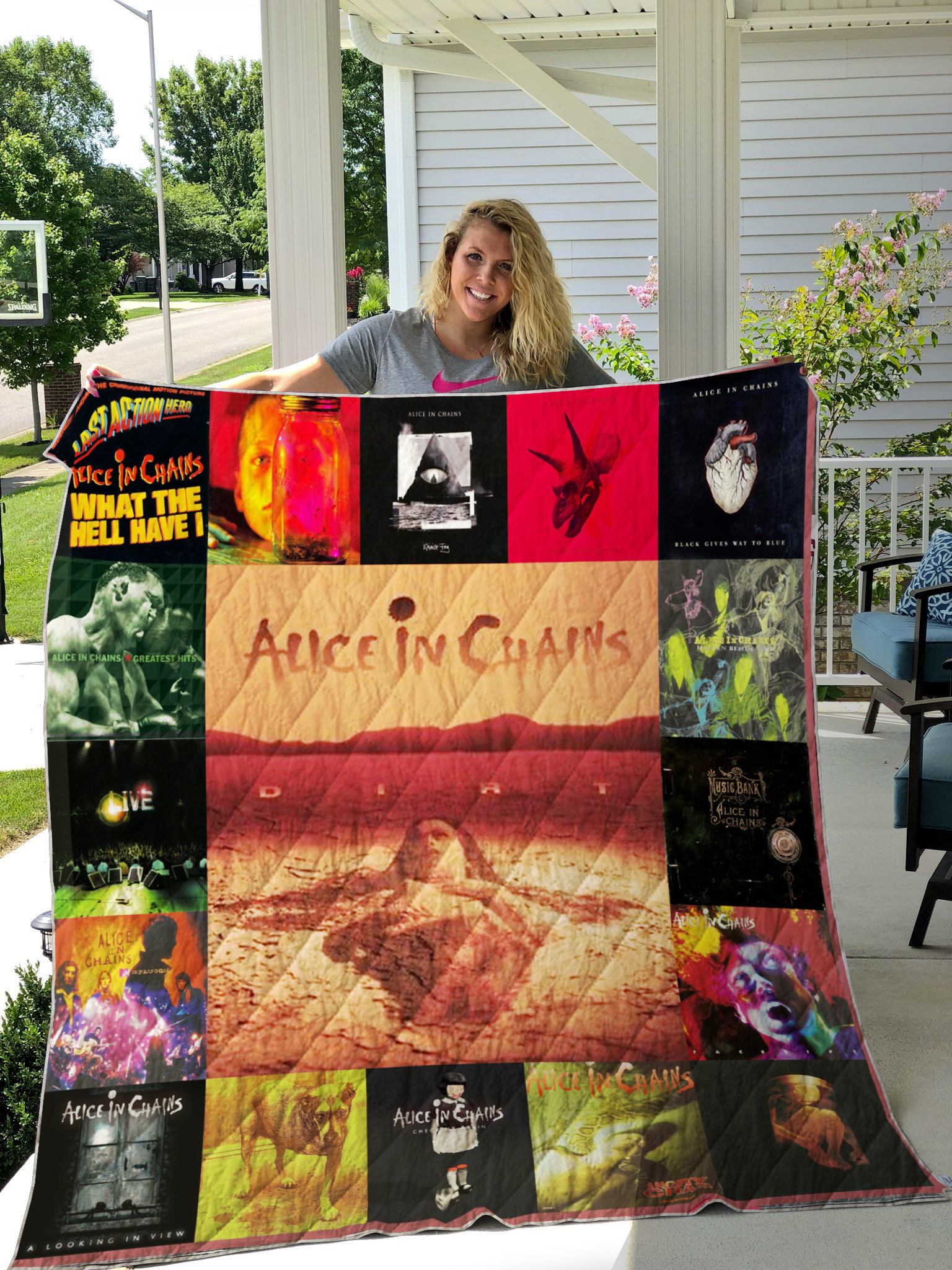 Stranger Things T-shirt Quilt Blanket  Ver.t