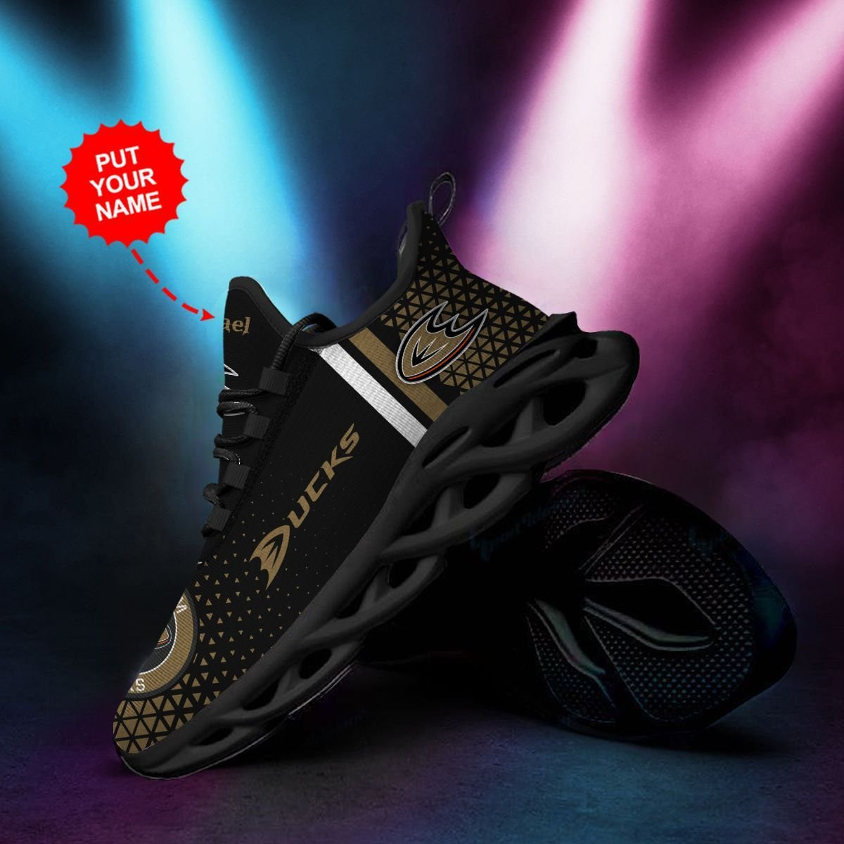 Anaheim Ducks Chaussures de baskets Max Soul personnalisées personnalisées