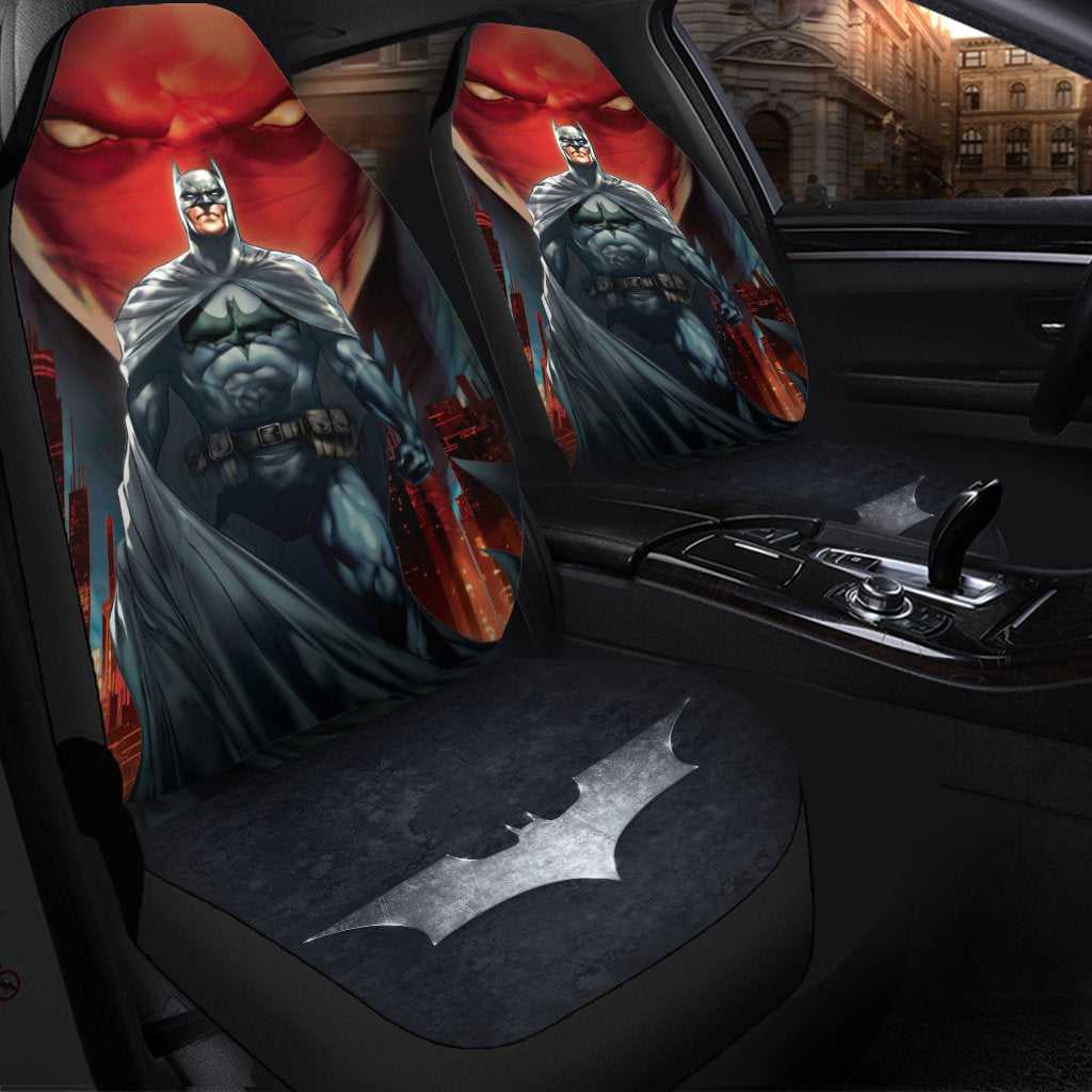 Housse de siège Batman sous le capot rouge