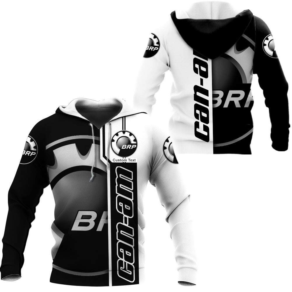 Can Am motos 3D Apparel Zip Sweat à capuche, pantalon, polo, chemise hawaïenne à boutons personnalisés 