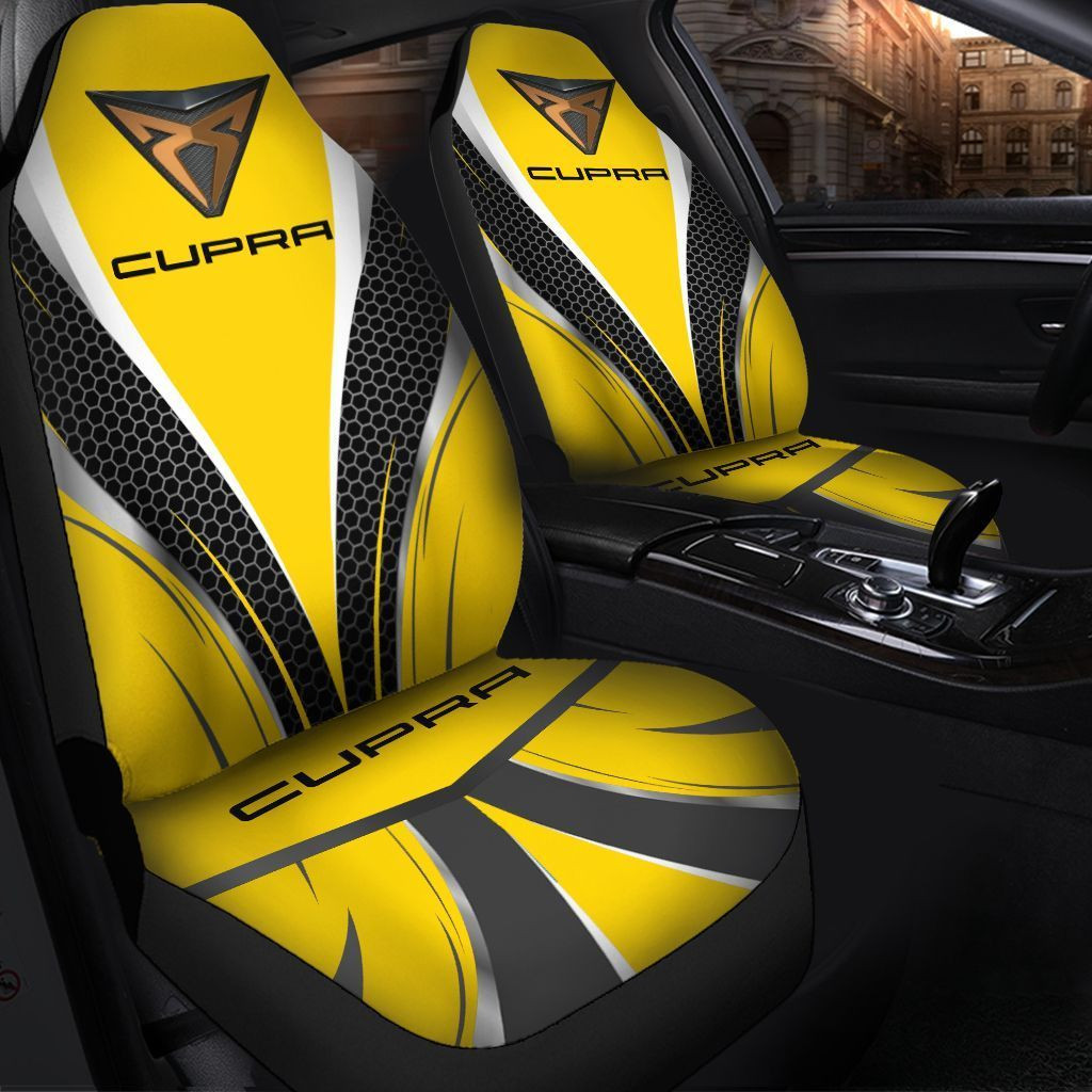 Housse de siège auto Cupra TT (lot de 2) Ver 1 (jaune)