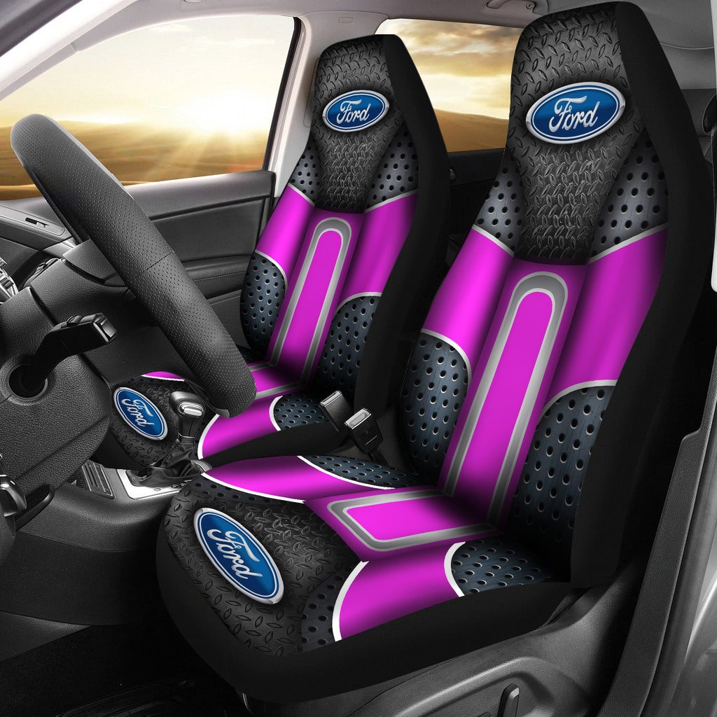 Ford 2 Front Seat Covers Pink