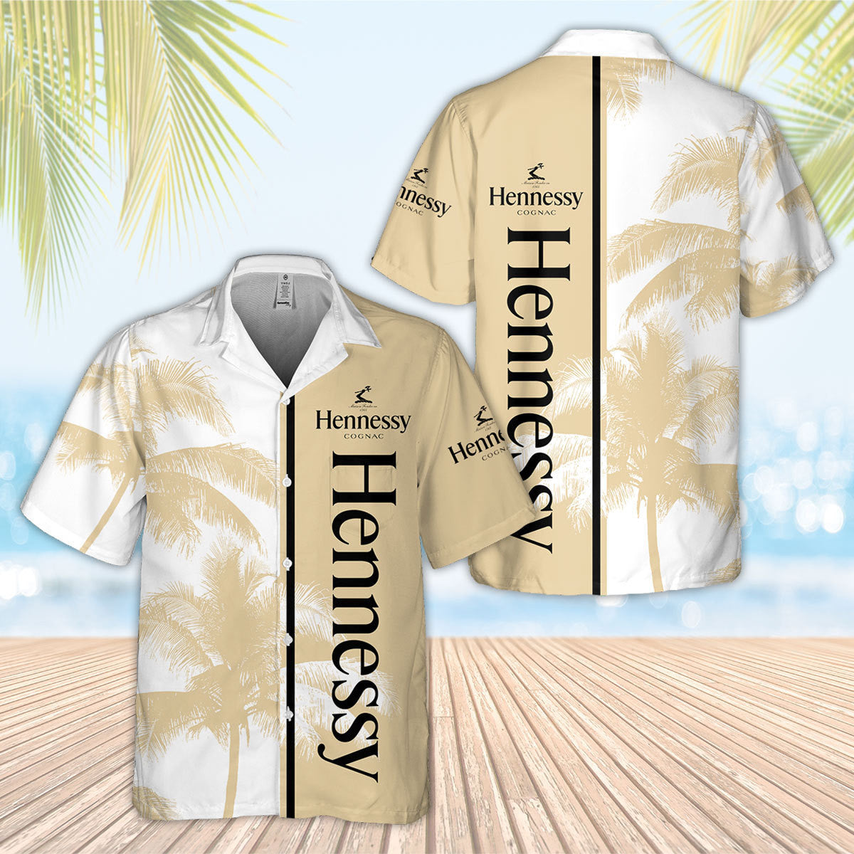 Hennessy Palm Tree Hawaiihemd