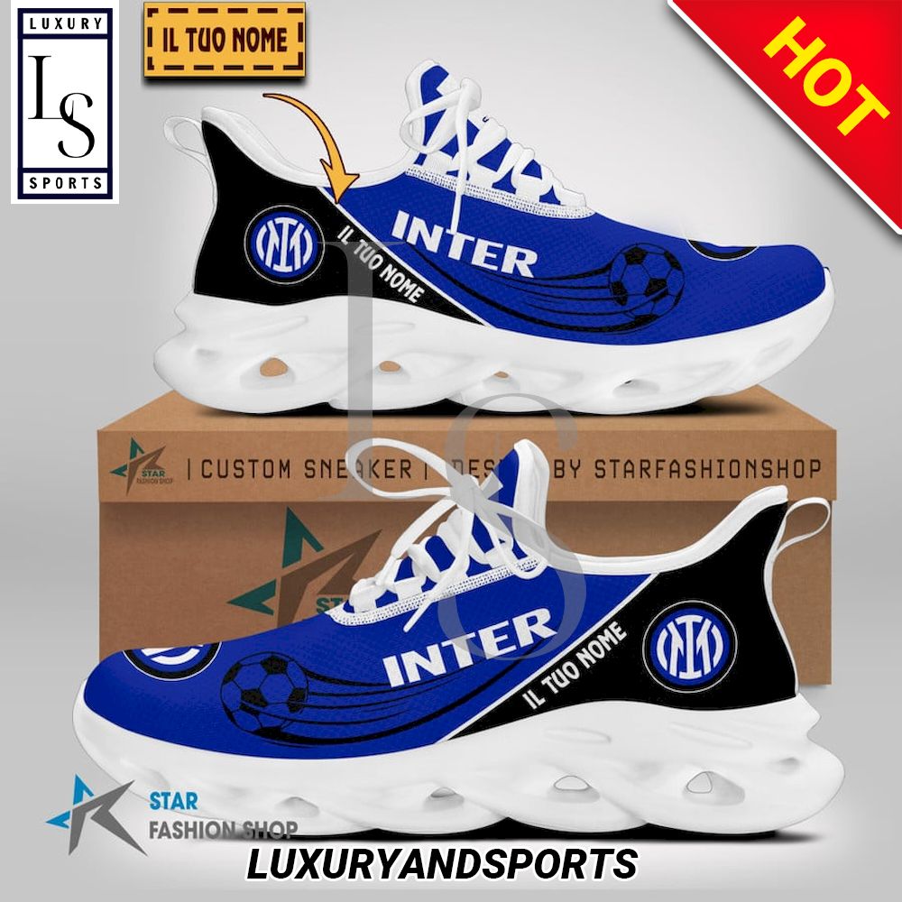 Inter Calcio Serie A Nom personnalisé MAX SHOES