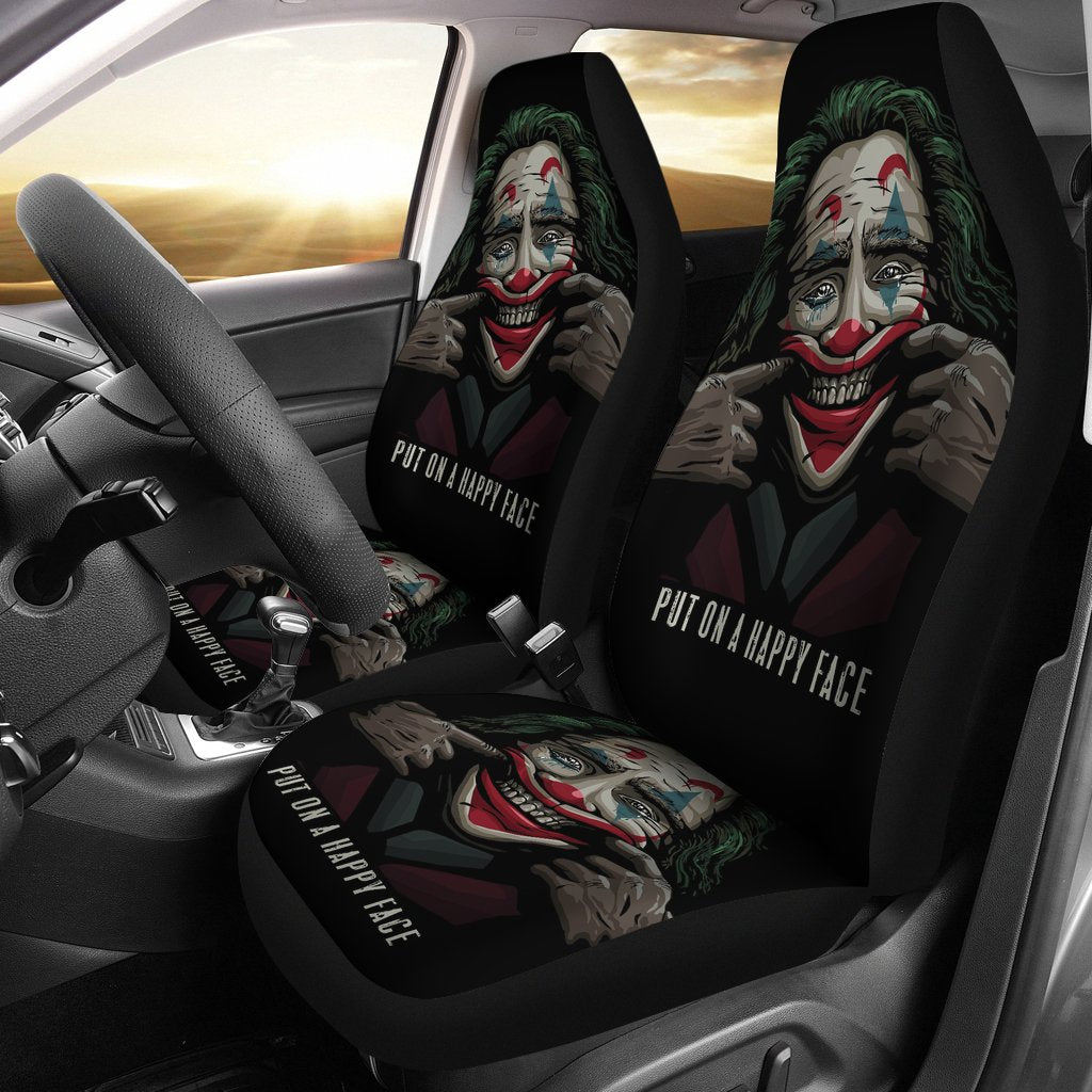 Housse de siège d'auto Joker Put Smile On My Face (Ensemble de 2)