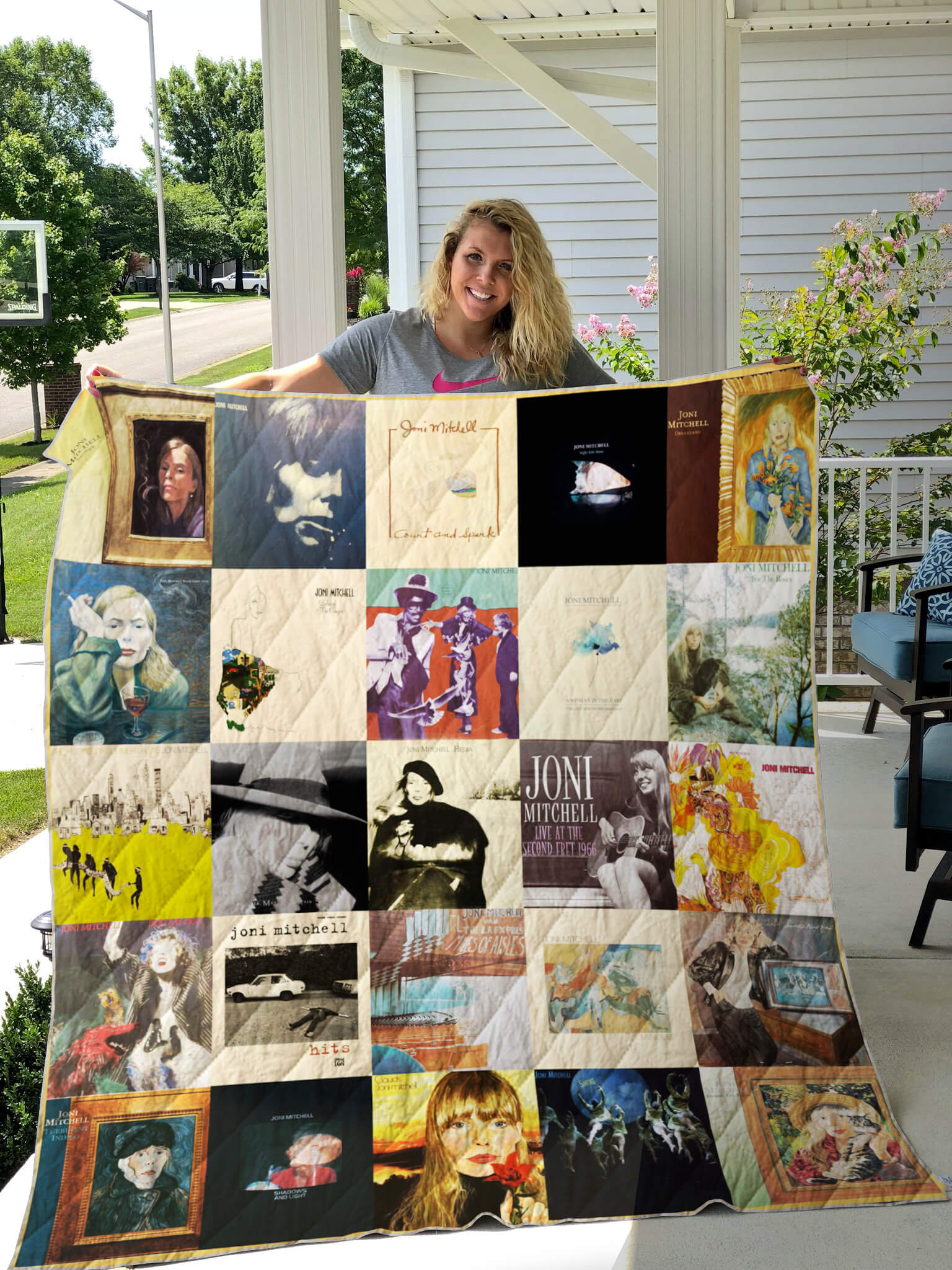 Grateful Dead Albums Quilt Blanket  Ver 17