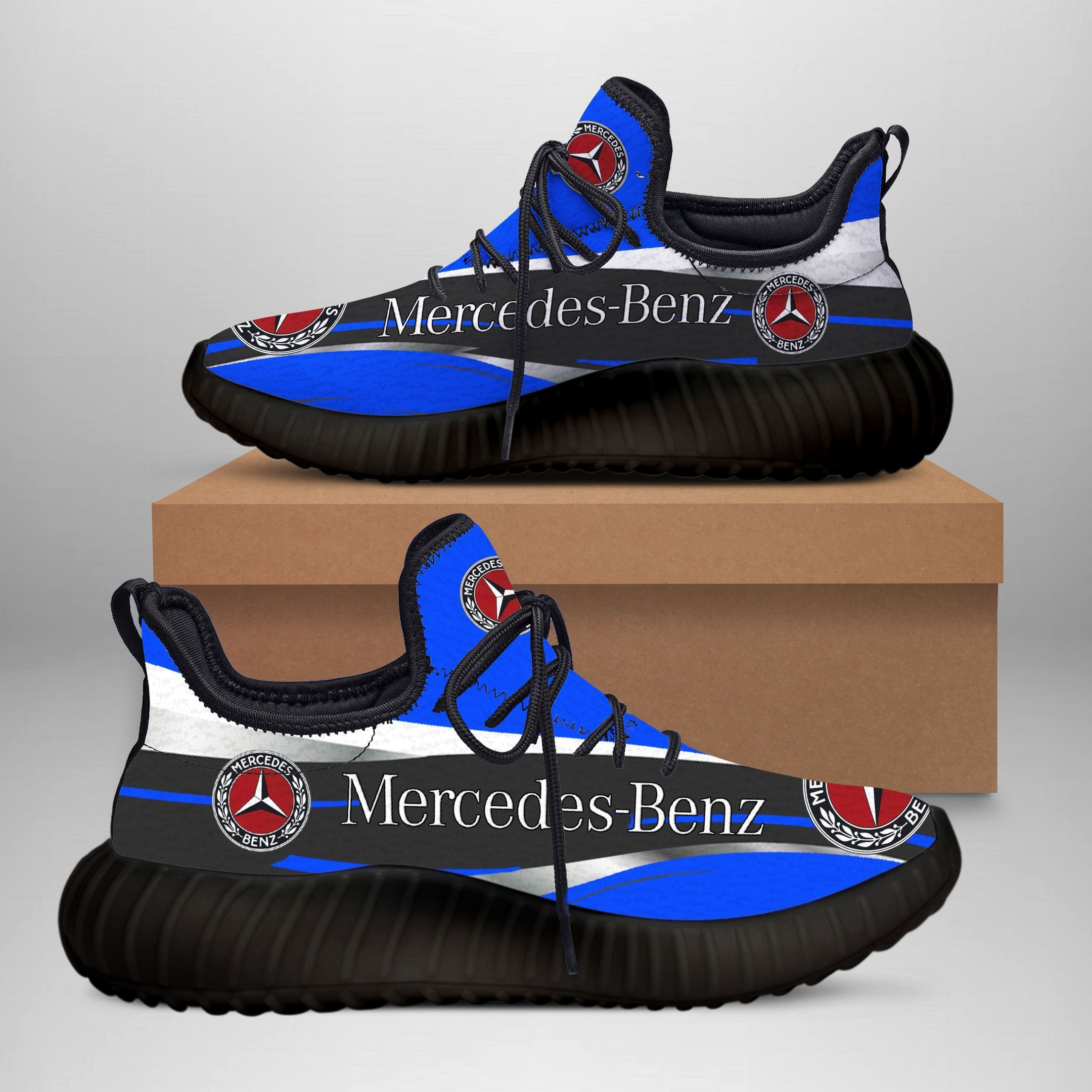 Chaussures Mercedes Benz YZ Ver1 (Bleu)