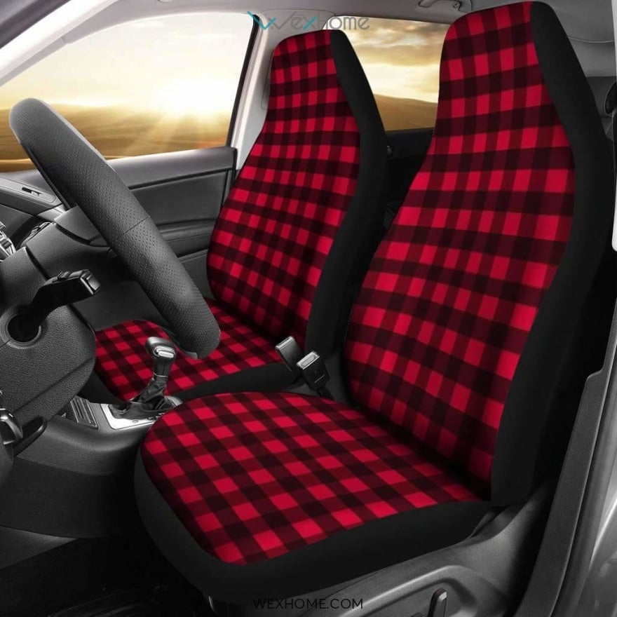 Karierte Autositzbezüge, lustige Geschenkideen, Accessoires fürs Auto 2021