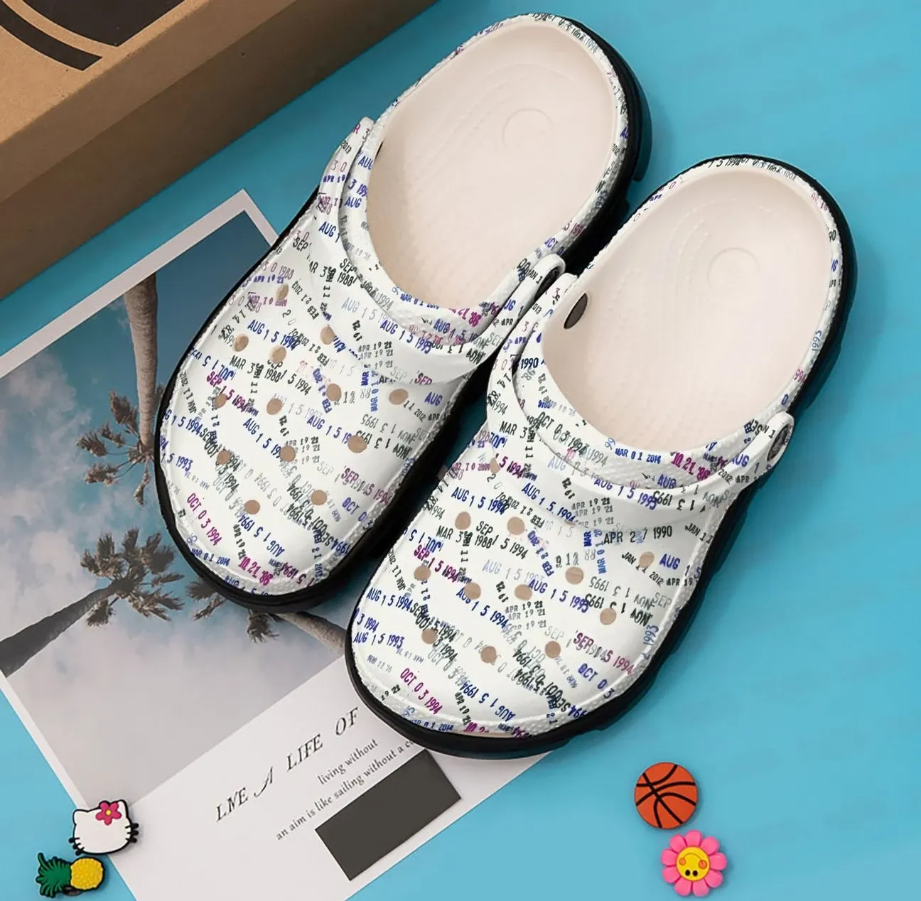 Pomeranian Personalize Clog Custom Crocs Fashionstyle Comfortable For Women Men Kid Print 3D Whitesole Pomeranian And Coffee