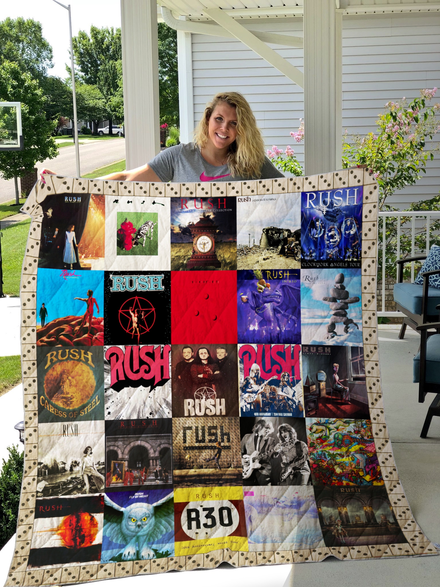Boy George Album Covers Quilt Blanket
