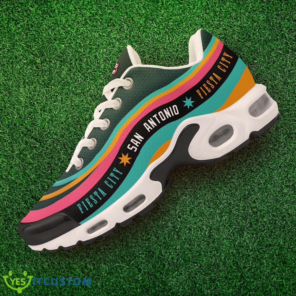 San Antonio basket-ball coussin d'air chaussures nom personnalisé coussin d'air chaussures de sport Sneaker KLTNS220428