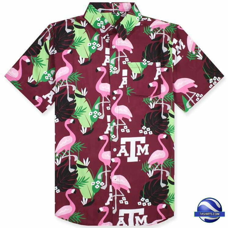 Chemise hawaïenne Texas A&m Aggies