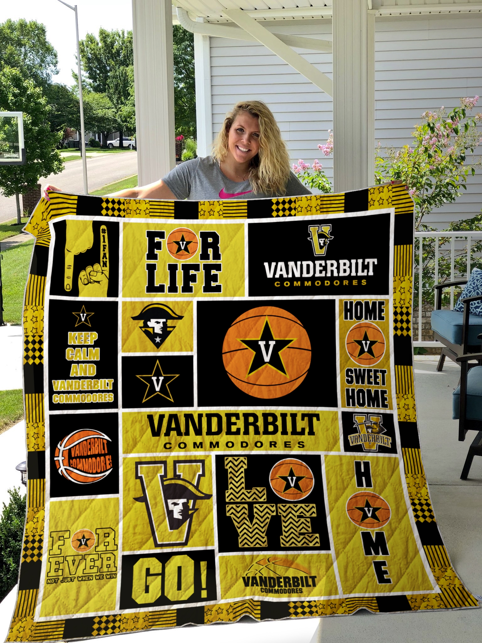 Golden State Warriors Quilt Blanket