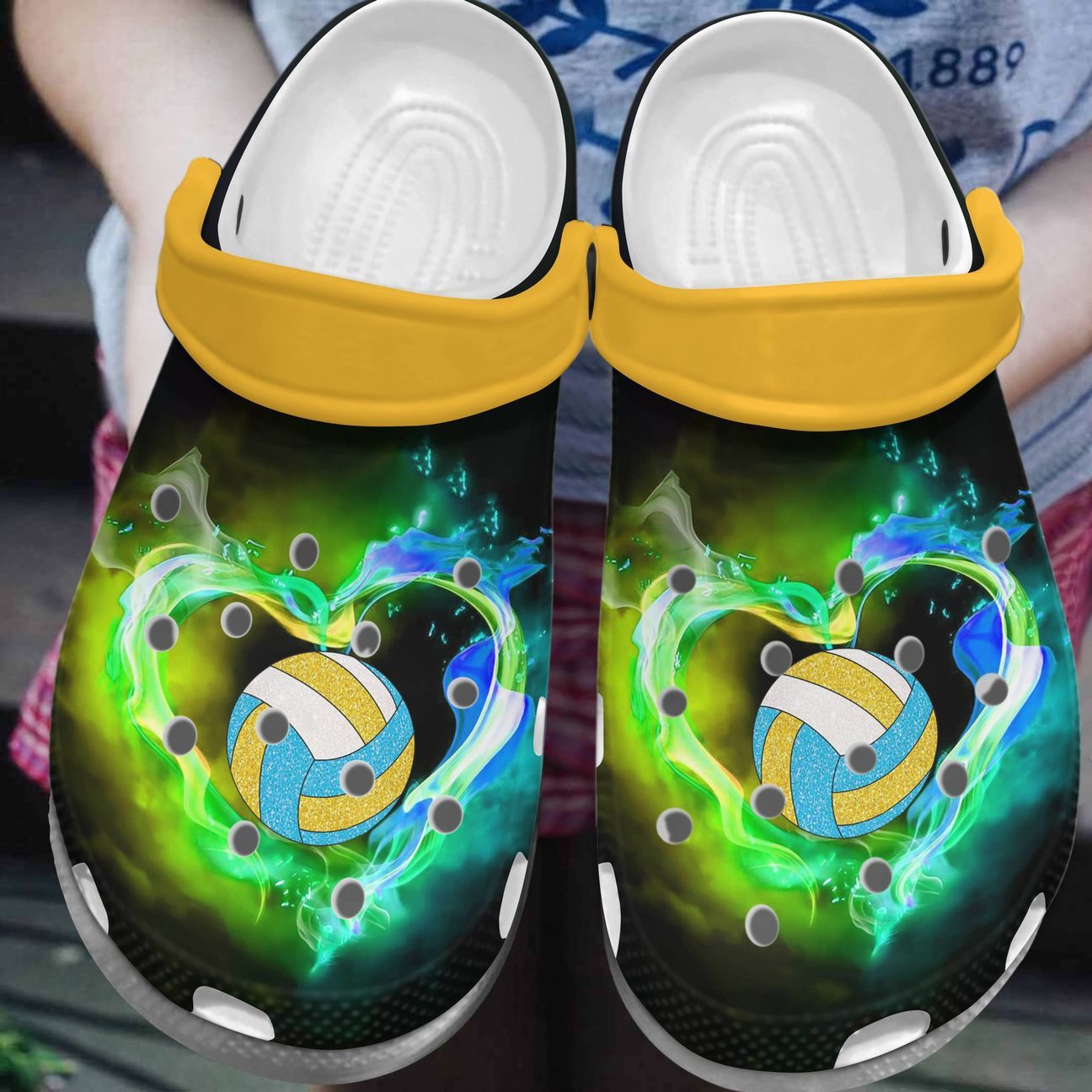 Softball Personalized Clog Custom Crocs Comfortablefashion Style Comfortable For Women Men Kid Print 3D Heart Softball