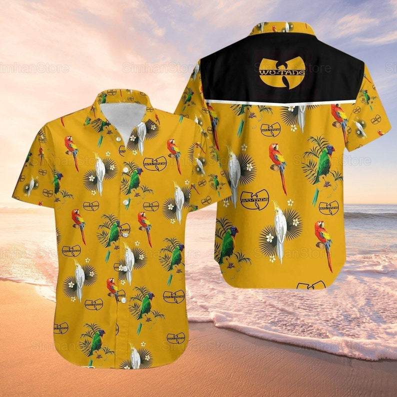 Chemise hawaïenne d'été Wu Tang Clan Hip Hop Aloha