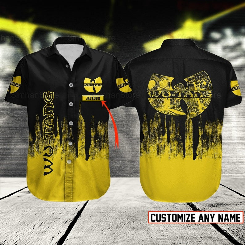 Chemise hawaïenne personnalisée Wu Tang Clan Hip Hop